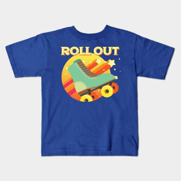 Roll Out Kids T-Shirt by gabdoesdesign